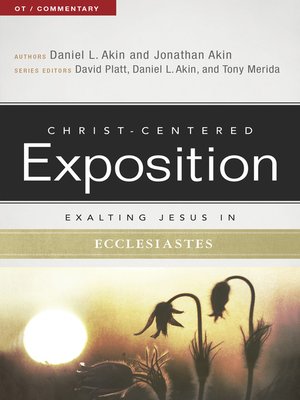 cover image of Exalting Jesus in Ecclesiastes
